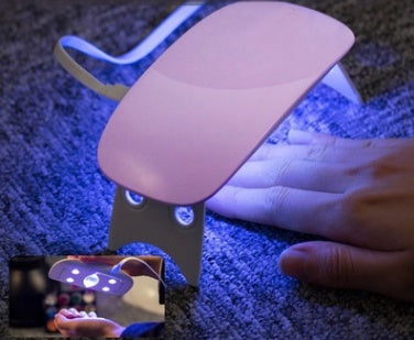 Portable USB LED Nail Light 6W – At-Home Gel Nail Lamp for Quick & Easy Manicure